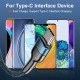 Fast USB C Cable c Type C Cable Fast Charging Data Cord Charger for Samsung s21 xiaomi Vivio Iphone 16 15 Huawei - Grey, 0.5m