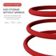 90 Degree USB Cable For iPhone 14 13 12 11 Pro Max X XR 6s 7 8 Plus Fast Charging Wire - Red, 1m