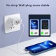 40W USB C Charger Quick Charge QC 3.0 Dual PD Charger Type C Fast Charger Adapter For iPhone Xiaomi Samsung Huawei Phone EU Plug