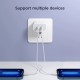 40W USB C Charger Quick Charge QC 3.0 Dual PD Charger Type C Fast Charger Adapter For iPhone Xiaomi Samsung Huawei Phone EU Plug