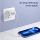 40W USB C Charger Quick Charge QC 3.0 Dual PD Charger Type C Fast Charger Adapter For iPhone Xiaomi Samsung Huawei Phone EU Plug