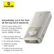 65W 74Wh 20000mAh Power Bank Built-in Type-C Cable with 2 Inputs & 2 Outputs Fast Charging for iPhone 15 14 13