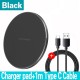100W Fast Wireless Charger Pad for iPhone 15 14 13 12 11 Pro Max Samsung Galaxy S24 S23 S22 S20 Xiaomi Wireless Station Black