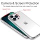 Ultra-Thin Clear Protective Silicone Case Back Cover for iPhone Pro Max - Translucent