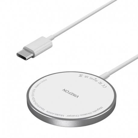 100W Magnetic Wireless Charger Pad USB + Type C For Magsafe iPhone 16 15 14 13 12 Pro Max Fast Chargers White Type C