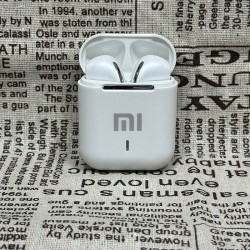 J18 Wireless Bluetooth Headphones in-ear HiFI Stereo with Mic Bluetooth Touch Waterproof Noise Cancelling Multi-Earphones white