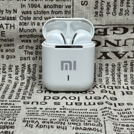 J18 Wireless Bluetooth Headphones in-ear HiFI Stereo with Mic Bluetooth Touch Waterproof Noise Cancelling Multi-Earphones white