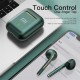 J18 Wireless Bluetooth Headphones in-ear HiFI Stereo with Mic Bluetooth Touch Waterproof Noise Cancelling Multi-Earphones white