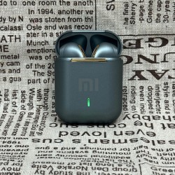 J18 Wireless Bluetooth Headphones in-ear HiFI Stereo with Mic Bluetooth Touch Waterproof Noise Cancelling Multi-Earphones green