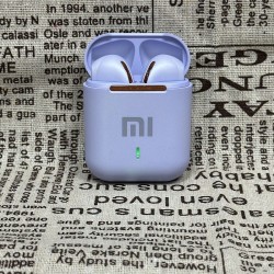 J18 Wireless Bluetooth Headphones in-ear HiFI Stereo with Mic Bluetooth Touch Waterproof Noise Cancelling Multi-Earphones purple