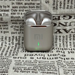 J18 Wireless Bluetooth Headphones in-ear HiFI Stereo with Mic Bluetooth Touch Waterproof Noise Cancelling Multi-Earphones gold