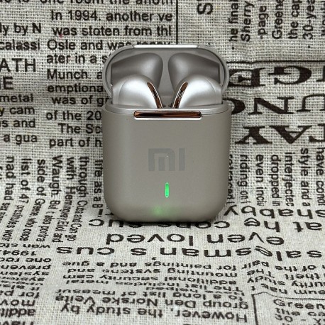 J18 Wireless Bluetooth Headphones in-ear HiFI Stereo with Mic Bluetooth Touch Waterproof Noise Cancelling Multi-Earphones gold