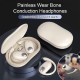 SW-0511 Wireless Bluetooth Earphones Earbuds Touch Light Air Conduction High quality Fitness Driving office Headset white