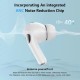 True Wireless Bluetooth Earphones Headphones HiFi Sound Low Latency Noise Reduction Earbuds for IPhone Android White