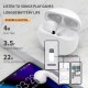 Pro6 True Wireless Headphone Bluetooth 5.2 Earphones TWS Gaming Stereo Noise Reduction Heavy Bass Mini In-ear Earbuds White