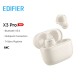Edifier X3 Pro True Wireless Earbuds Active Noise Cancellation Earphone Bluetooth V5.4 Multipoint Connection IP54 Ivory