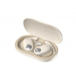 SW-0511 Wireless Bluetooth Earphones Earbuds Touch Light Air Conduction High quality Fitness Driving office Headset Beige