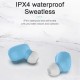A6S TWS Earphones Wireless Bluetooth 5.1 Headphones Touch Control Earbuds With Mic Earphones Sport Waterproof for xiaomi blue