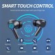 Wireless Earphone Bluetooth 5.3 Headphone 60H Playback LED Power Display Ear Buds Mic Noise Cancellation Stereo Earphones Black