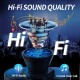 Wireless Earphone Bluetooth 5.3 Headphone 60H Playback LED Power Display Ear Buds Mic Noise Cancellation Stereo Earphones White
