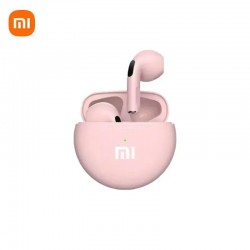 Pro6 True Wireless Headphone Bluetooth 5.2 Earphones TWS Gaming Stereo Noise Reduction Heavy Bass Mini In-ear Earbuds Pink