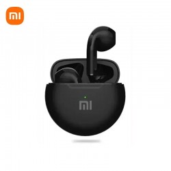 Pro6 True Wireless Headphone Bluetooth 5.2 Earphones TWS Gaming Stereo Noise Reduction Heavy Bass Mini In-ear Earbuds Black
