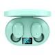 E6S TWS Wireless Headphones Sports Waterproof Bluetooth 5.0 Earphone Stereo Headset with Microphone for Iphone Xiaomi Green