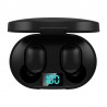 E6S TWS Wireless Headphones Sports Waterproof Bluetooth 5.0 Earphone Stereo Headset with Microphone for Iphone Xiaomi Black