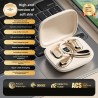 SW-016 Wireless Bluetooth Earphones Ear Hook Headset Bluetooth headphones Sports work Earbuds HD Sound Quality Stereo Beige
