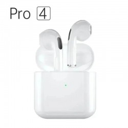 Air Pro 4 TWS Wireless Bluetooth Earphones Headphones Mini Earpone Headset For PC Android Apple iPhone Earbuds Accessories White