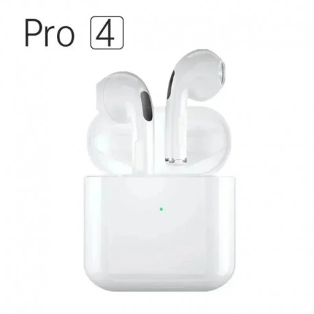 Air Pro 4 TWS Wireless Bluetooth Earphones Headphones Mini Earpone Headset For PC Android Apple iPhone Earbuds Accessories White