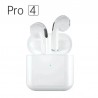 Air Pro 4 TWS Wireless Bluetooth Earphones Headphones Mini Earpone Headset For PC Android Apple iPhone Earbuds Accessories White