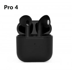 Air Pro 4 TWS Wireless Bluetooth Earphones Headphones Mini Earpone Headset For PC Android Apple iPhone Earbuds Accessories Black