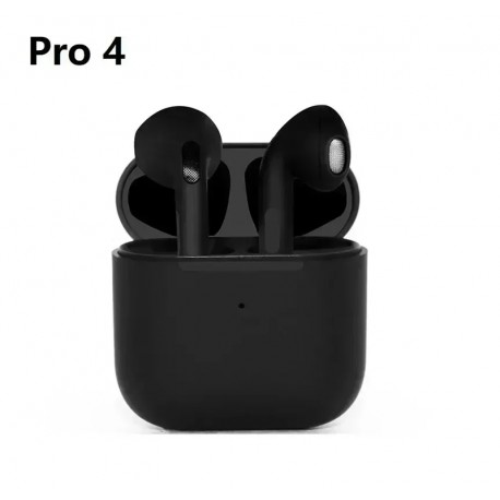 Air Pro 4 TWS Wireless Bluetooth Earphones Headphones Mini Earpone Headset For PC Android Apple iPhone Earbuds Accessories Black