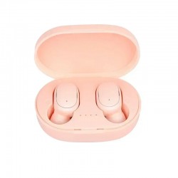 A6S TWS Earphones Wireless Bluetooth 5.1 Headphones Touch Control Earbuds With Mic Earphones Sport Waterproof for xiaomi pink