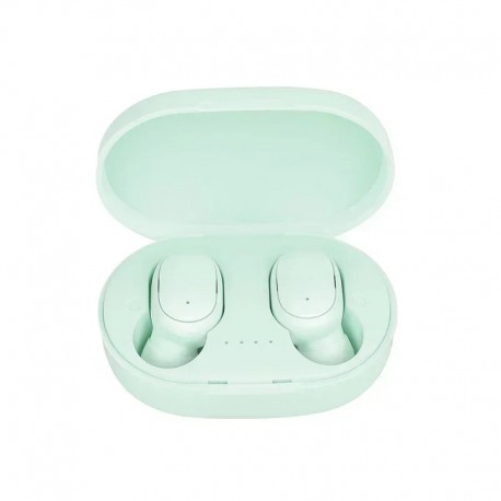 A6S TWS Earphones Wireless Bluetooth 5.1 Headphones Touch Control Earbuds With Mic Earphones Sport Waterproof for xiaomi green