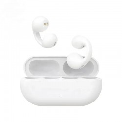 SG50 Wireless Clip On Bluetooth Headset High Definition Audio Quality Running Yoga Male And Female Sports WHITE