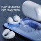 SG50 Wireless Clip On Bluetooth Headset High Definition Audio Quality Running Yoga Male And Female Sports WHITE
