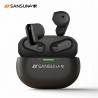 Sansui W97 Bluetooth TWS Earbuds 2cm Mini in-Ear Wireless Earphone IPX4 Waterproof Sport Bluetooth Headphones ENC HD Calls Black