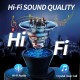 Wireless Earphone Bluetooth 5.3 Headphone 60H Playback LED Power Display Ear Buds Mic Noise Cancellation StereoEarphones Black