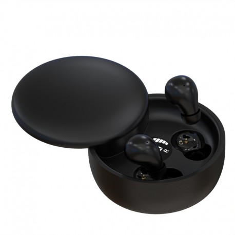 Wireless Bluetooth sleeping Headphones Noise canceling earbuds Headset Mini Invisible Earphones With Mic Sport Waterproof Black
