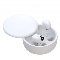 Wireless Bluetooth sleeping Headphones Noise canceling earbuds Headset Mini Invisible Earphones With Mic Sport Waterproof White