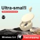 Wireless Bluetooth sleeping Headphones Noise canceling earbuds Headset Mini Invisible Earphones With Mic Sport Waterproof White