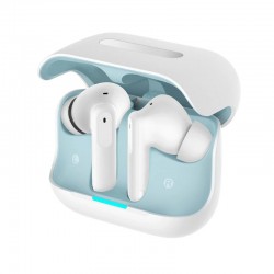 HD-3 Wireless bluetooth Earbuds Noise Cancelling Earphone Deep Bass 32H Playback Low Delay In-ear Sports Headphones - White