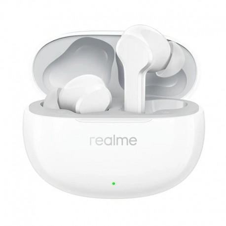 Realme Buds T110 TWS bluetooth 5.4 Earphone Wireless Earbuds AI ENC Noise Cancelling Sports Headphones - White