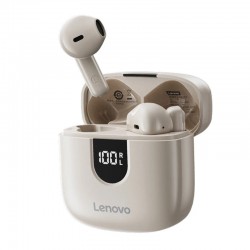 Lenovo EA120 TWS Headset LED Digital Display Wireless bluetooth 5.4 Earphone HiFi Semi-in-ear Sports Headphones - White