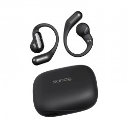 Sanag G6S OWS bluetooth Headset Wireless Earphone Surround HiFi Audio DT6.0 DN4.0 Sports Earhooks Headphones with Mic - Black