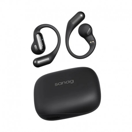 Sanag G6S OWS bluetooth Headset Wireless Earphone Surround HiFi Audio DT6.0 DN4.0 Sports Earhooks Headphones with Mic - Black