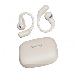 Sanag G6S OWS bluetooth Headset Wireless Earphone Surround HiFi Audio DT6.0 DN4.0 Sports Earhooks Headphones with Mic - White