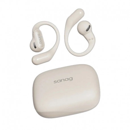 Sanag G6S OWS bluetooth Headset Wireless Earphone Surround HiFi Audio DT6.0 DN4.0 Sports Earhooks Headphones with Mic - White